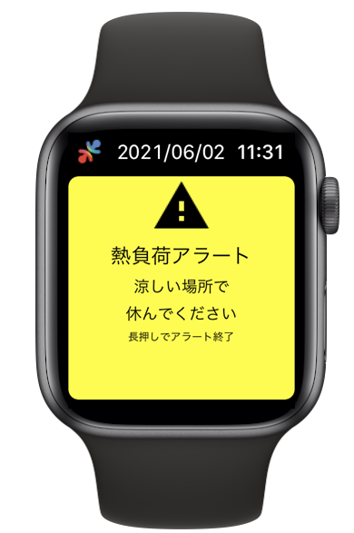 熱中症予兆検知